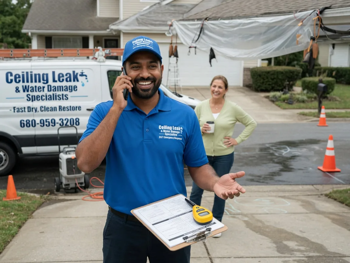 Ceiling Leak Cleanup Chillicothe, IA FAQs